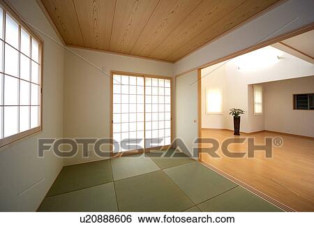 Empty living room View Large Photo Image Stock Photograph - Empty living room. Fotosearch