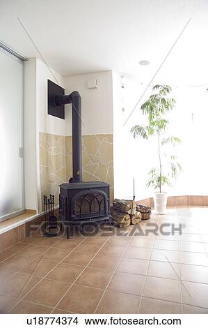 Picture - Fireplace. Fotosearch