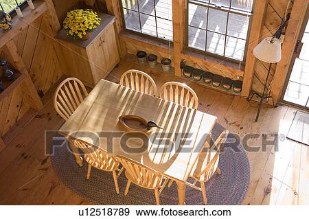Stock Photo - Living room, high angle view. Fotosearch
