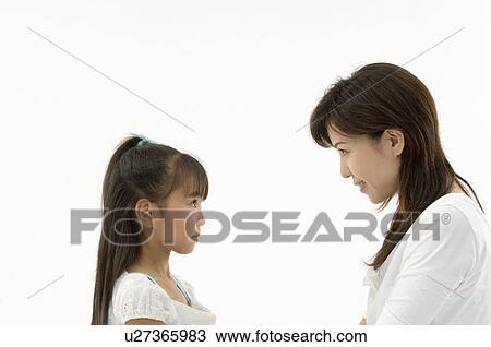 Stock Image - Mother and daughter. Fotosearch