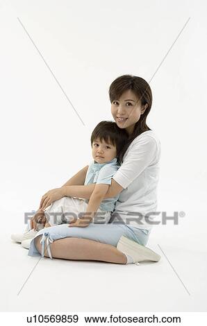 Mother and son View Large Photo Image Stock Photo - Mother and son. Fotosearch