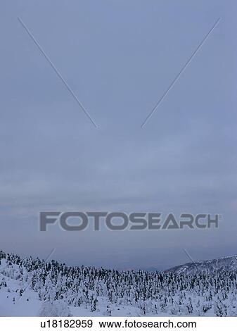 Snowcapped mountain in Yamagata Prefecture, Japan View Large Photo Image Stock Photo - Snowcapped mountain in Yamagata Prefecture, Japan. Fotosearch