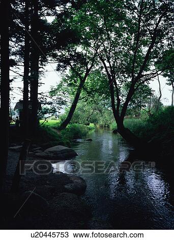 Stock Image - Kappa Buchi River in Iwate Prefecture, Japan. Fotosearch