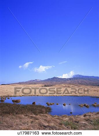 Stock Image - Mt. Aso, Kumamoto Prefecture, Japan. Fotosearch