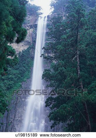 Nachi Waterfalls View Large Photo Image Stock Photo - Nachi Waterfalls. Fotosearch