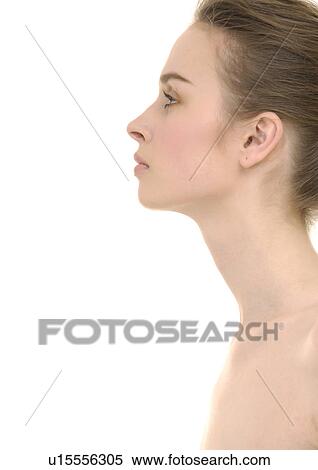 Close-up of a young woman View Large Photo Image Stock Photography - Close-up of a young woman. Fotosearch