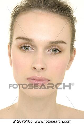 Stock Photography - Portrait of a young woman. Fotosearch