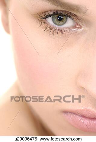Stock Photography - Portrait of a young woman. Fotosearch