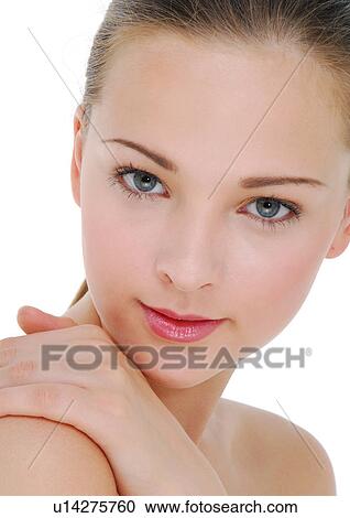 Portrait of a young woman View Large Photo Image Stock Image - Portrait of a young woman. Fotosearch