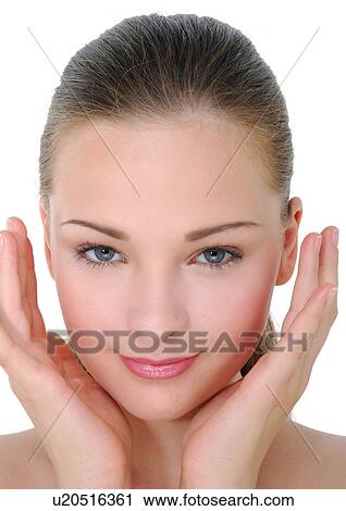 Portrait of a young woman View Large Photo Image Stock Image - Portrait of a young woman. Fotosearch