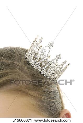Close-up of a tiara on a woman's head View Large Photo Image Stock Image - Close-up of a tiara on a woman's head. Fotosearch