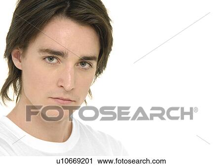 Portrait of a young man View Large Photo Image Stock Image - Portrait of a young man. Fotosearch