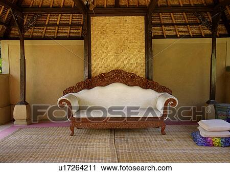 Couch in a bungalow View Large Photo Image Stock Image - Couch in a bungalow. Fotosearch