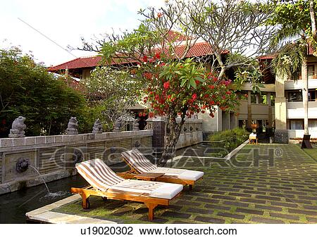 Two poolside chairs at a resort View Large Photo Image Stock Image - Two poolside chairs at a resort. Fotosearch