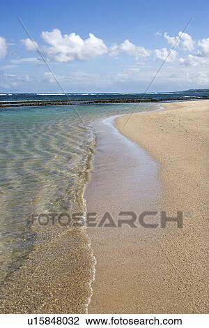Sandy beach with waves View Large Photo Image Stock Image - Sandy beach with waves. Fotosearch