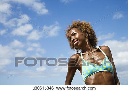 Stock Photograph - Female smiling . Fotosearch