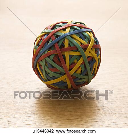 Still life of colorful rubber band ball View Large Photo Image Stock Image - Still life of colorful rubber band ball. Fotosearch
