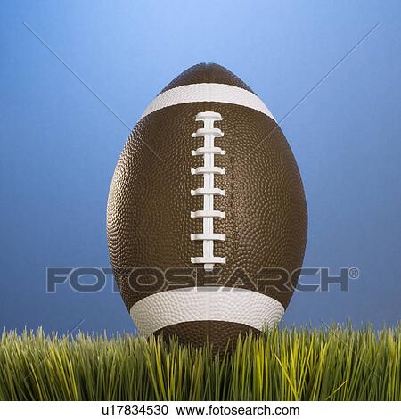Studio shot of football resting in grass View Large Photo Image Stock Image - Studio shot of football resting in grass. Fotosearch