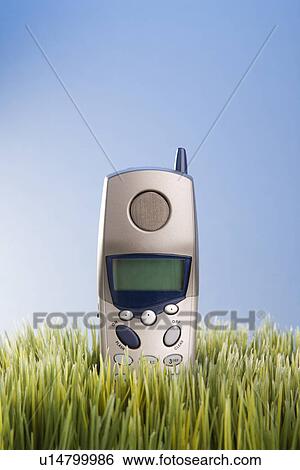 Studio shot of landline telephone placed in grass View Large Photo Image Stock Photograph - Studio shot of landline telephone placed in grass. Fotosearch