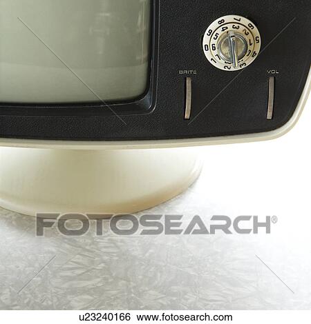 Close-up still life of vintage television set with adjustment knob. View Large Photo Image Stock Photograph - Close-up still life of vintage television set with adjustment knob.. Fotosearch