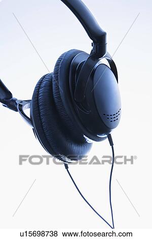Stock Photo - Still life of audio head phones.. Fotosearch