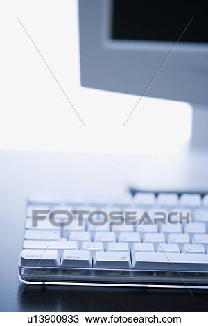 Still life of computer monitor and keyboard View Large Photo Image Stock Image - Still life of computer monitor and keyboard. Fotosearch
