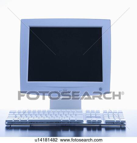 Still life of computer monitor and keyboard View Large Photo Image Stock Image - Still life of computer monitor and keyboard. Fotosearch