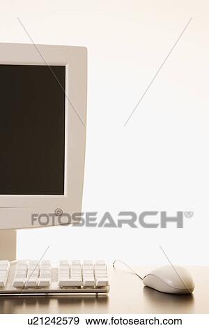 Still life of computer monitor, keyboard and mouse View Large Photo Image Stock Photo - Still life of computer monitor, keyboard and mouse. Fotosearch