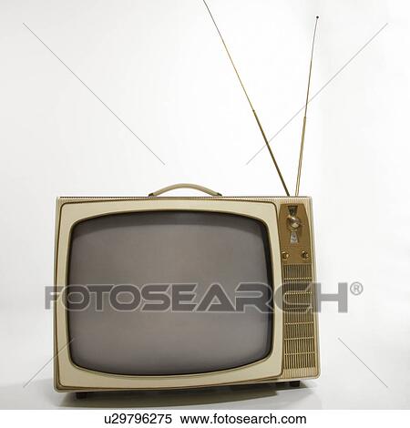 Still life studio shot of retro television. View Large Photo Image Stock Photography - Still life studio shot of retro television. . Fotosearch