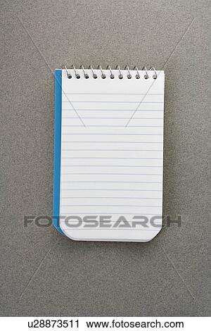 Open spiral bound notepad View Large Photo Image Stock Image - Open spiral bound notepad. Fotosearch