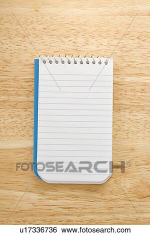 Open spiral bound notepad View Large Photo Image Stock Photograph - Open spiral bound notepad. Fotosearch