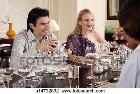 People dining View Large Photo Image Stock Image - People dining . Fotosearch