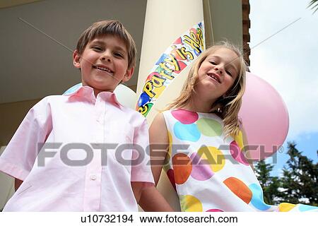 Picture - Children's outdoor party. Fotosearch