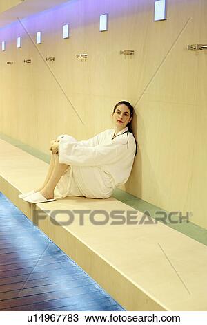 Young woman relaxing at a spa View Large Photo Image Stock Image - Young woman relaxing at a spa. Fotosearch