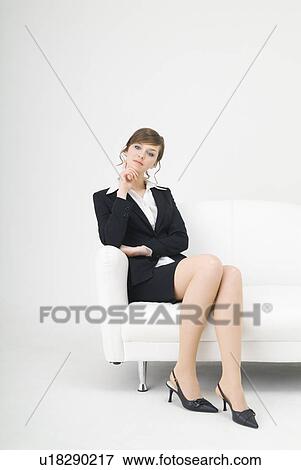 Portrait of young businesswoman View Large Photo Image Stock Photo - Portrait of young businesswoman. Fotosearch