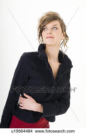 Picture - Portrait of young woman. Fotosearch