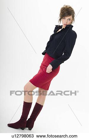 Portrait of young woman View Large Photo Image Stock Image - Portrait of young woman. Fotosearch