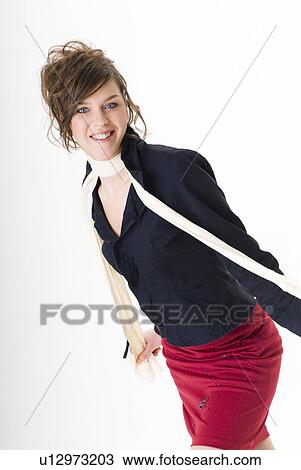Portrait of young woman View Large Photo Image Stock Image - Portrait of young woman. Fotosearch