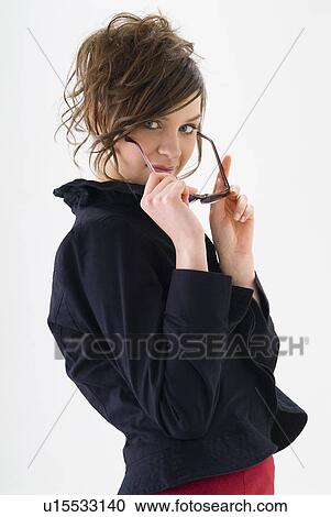 Portrait of young woman View Large Photo Image Stock Image - Portrait of young woman. Fotosearch
