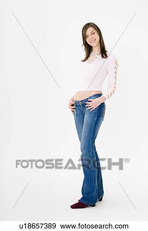 Portrait of young woman View Large Photo Image Stock Photo - Portrait of young woman. Fotosearch