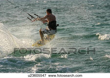 dubai, kite, surf, jumeirah, sport, action View Large Photo Image Stock Photo - dubai, kite, surf, jumeirah, sport, action. Fotosearch