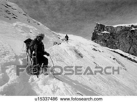 Stock Photograph - snow, winter, freeze, freezing, cold, going. Fotosearch