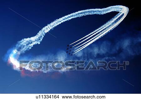 Picture - airplane, dubai, airshow, show, air, arabic. Fotosearch