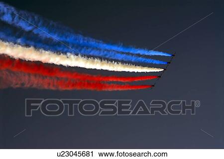 Stock Image - airplane, dubai, airshow, show, air, arabic. Fotosearch
