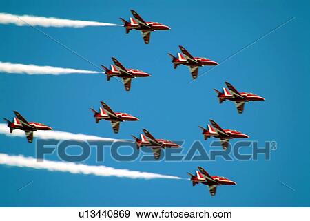 Stock Photo - airplane, dubai, airshow, show, air, arabic. Fotosearch