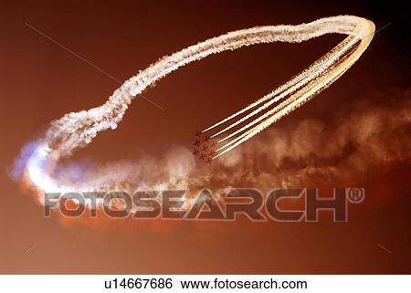 Stock Photograph - airplane, dubai, airshow, show, air, arabic. Fotosearch