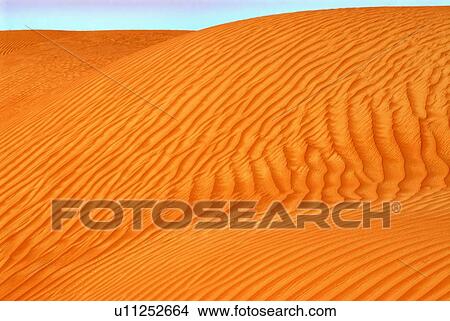 Picture - sand, dune, desert, wasteland, arid, region. Fotosearch