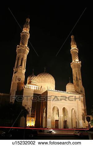 Stock Image - dubai, mosque. Fotosearch