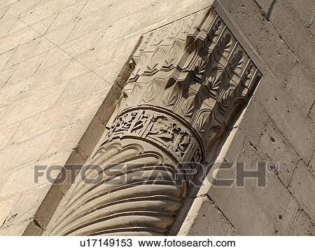 Stock Image - Egypt, Cairo, Islamic, Architect, Sultan, Hassan, Mosque. Fotosearch