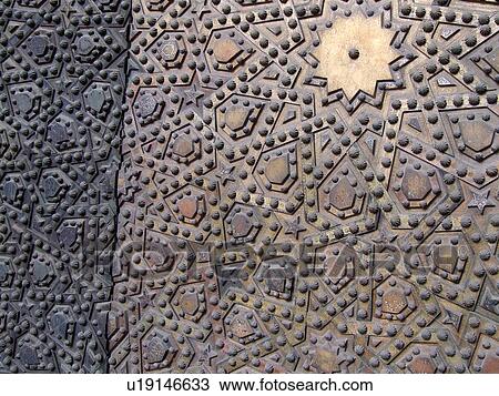 Stock Image - Egypt, Cairo, Islamic, Architect, Sultan, Hassan, Mosque. Fotosearch